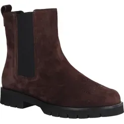 Högl 1015322100 Damen-Stiefelette, Leder, Chocplum - Stiefeletten mit seitlicher Dehnzone für optimale Passform und Komfort, superleicht mit 15 mm Blockabsatz – ideal für den Alltag und stilvolle Looks.