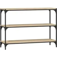 vidaXL Bücherregal Sonoma-Eiche 100x33x70,5 cm