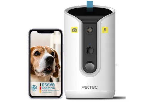 PETTEC® Haustierkamera 360° und Futterspender