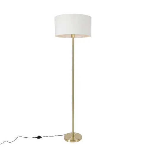 Qazqa Stehlampe Simplo in gold von QAZQA