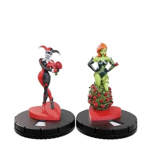 Dc Heroclix Iconix Harley Quinn Rosen Für Rot Miniatur