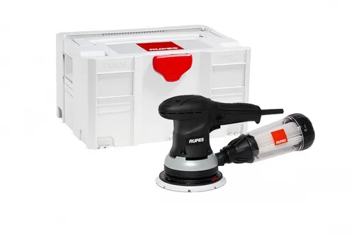 RUPES Einhand Exzenterschleifer mit 3mm Ø 150mm im Systainer + Filter ER303TE