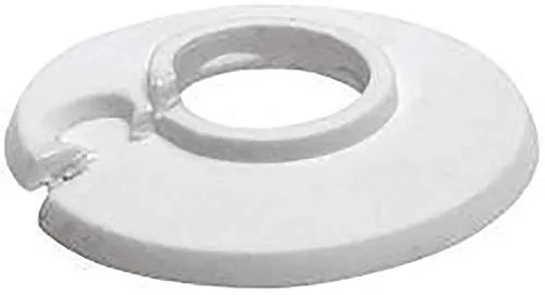 Klapprosette | 15 mm oder 1/4 Zoll | Außendurchmesser 49 mm | 4er-Set | Rosette | Weiß