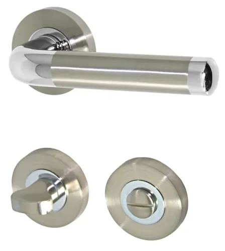 Produktbild Häusler Onlinehandel GmbH Türbeschlag 1196-A R WC Türdrücker Türgriffe Türklinke Türbeschläge