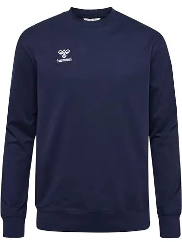 hummel Unisex Hmlgo 2.0 Sweatshirt, Marine, XXL EU - Herren-Sweatshirts, bietet hervorragende Bewegungsfreiheit und Atmungsaktivität für optimalen Komfort beim Sport und Freizeit.