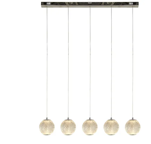 LED Pendelleuchte Bospond 21 W Chrom für Esstisch