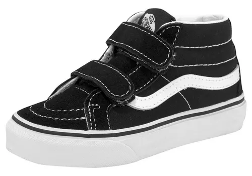 Vans UY SK8-Mid Reissue V - Stylische Sneakers für Kids - Sneaker in Schwarz/Weiß mit klassischem Design und gepolsterter Knöchelhöhe für optimalen Tragekomfort und Unterstützung.