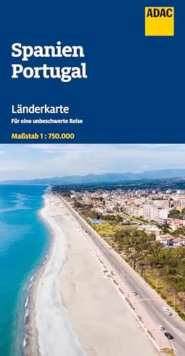 ADAC Länderkarte Spanien, Portugal 1:750.000
