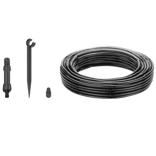 Micro-Drip-System Tropfbewässerung Hecken Büsche Set - 25 Meter, effiziente Bewässerung für optimale Pflanzenpflege, Modell 2023