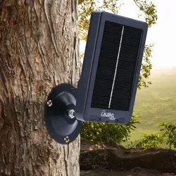 Solarpanel mit Akku (3000mAh) für Wildkameras – IP65 wetterfest & mobil
