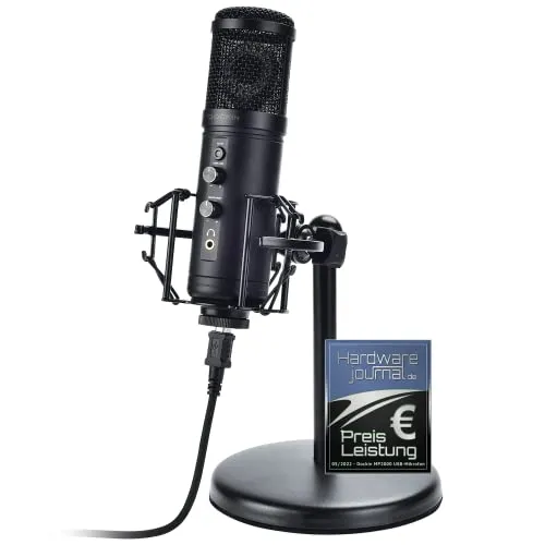 DOCKIN® MP2000 Kondensator Mikrofon für PC, Gaming & Podcast