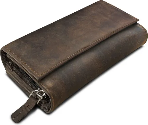 ROYALZ 'Orelia' Vintage Leder Geldbörse für Damen von ROYALZ