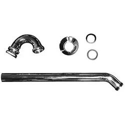 Duravit Bidet Röhrensiphon 1 1/4 Zoll mit verlängertem Ablaufrohr - Hochwertiger Siphon für Bidets, mit verlängertem Ablaufrohr für einfache Installation und eleganter Chrom-Oberfläche.