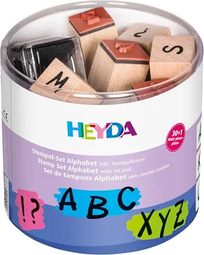 HEYDA Stempelset Alphabet von Heyda