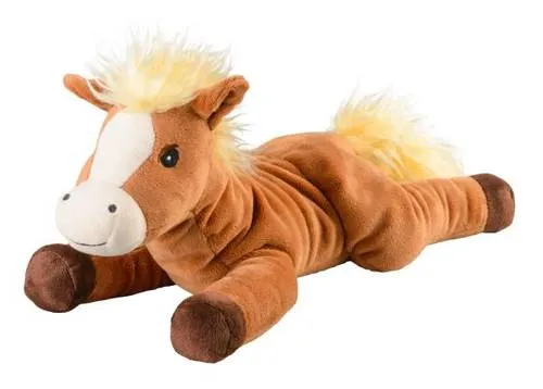 Warmies Pony - Kuscheltier für wohltuende Wärme - Stofftier mit Lavendel-Hirsekorn-Füllung, ideal zum Erwärmen in Mikrowelle oder Backofen, für gemütliche Stunden und als perfektes Geschenk für Pferdefreunde.