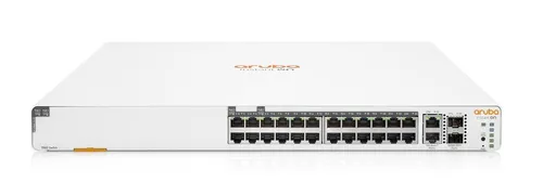 HPE Networking Instant On 1960 24G PoE Switch - Managed Switch mit 24 Gigabit-Ports, PoE-Unterstützung und hoher Leistung für zuverlässige Netzwerkinfrastruktur in Unternehmen.