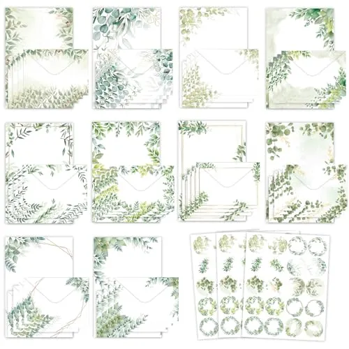 Stück Briefpapier mit Umschlag Set Briefpapier Edel, 10 Stile 160