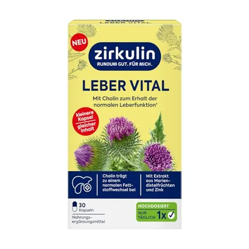 Zirkulin Leber Vital 30 Kapseln