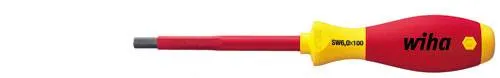 Wiha VDE Innen-Sechskantschraubendreher Schlüsselweite (metrisch): 3mm Klingenlänge: 75mm