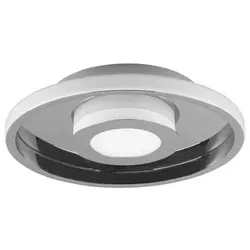 Trio LED-Deckenleuchte Ascari – dimmbare Chromleuchte - Moderne LED-Deckenleuchte für stilvolle Wohnräume. Mit Switch-Dimmer für individuelle Helligkeitsanpassung und spritzwassergeschützt (IP44) – ideal für Feuchträume.