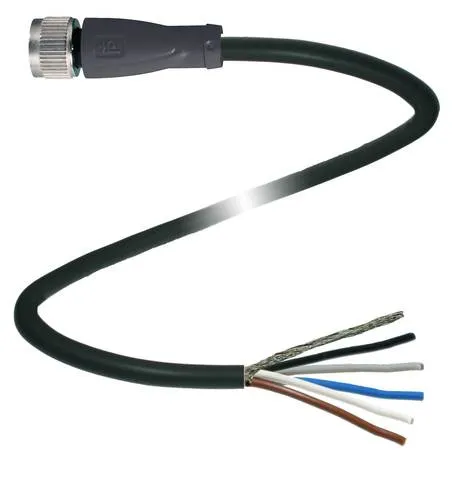 Pepperl+Fuchs 240004-100028 Sensor-Aktor-Steckverbinder 5m - M12 Steckdose, 5-polig, abgeschirmt und schleppkettentauglich, ideal für industrielle Anwendungen und zuverlässige Signalübertragung.