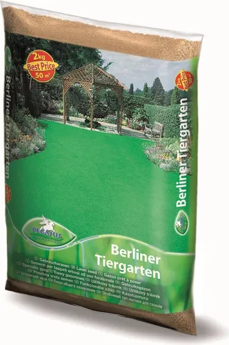 Pegasus Berliner Tiergarten Gebrauchsrasen 2kg Rasen Mischung für ca. 50qm