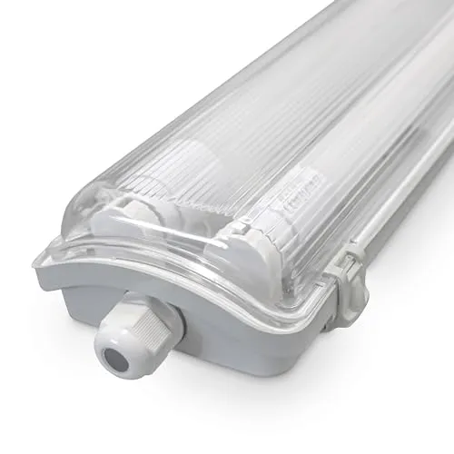 Produktbild LUXULA LED Feuchtraum Wannenleuchte 2x 18W