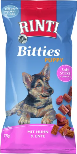 Rinti Extra Bitties Puppy Hundesnack 75 g Huhn & Ente