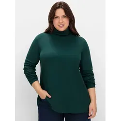 Sheego T-Shirt Rollkragenshirt . mit Rollkragen, in A-Linie von sheego