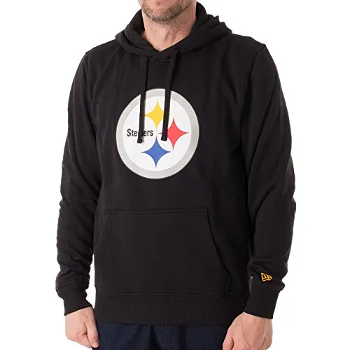 New Era Hoodie NFL Pittsburgh Steelers Team Logo - Klassischer Kapuzenpulli für Pittsburgh Steelers Fans. Der bequeme Hoodie bietet erstklassigen Tragekomfort und einen auffälligen Teamdruck. Ideal für jeden Fan-Match oder lässige Streetwear.