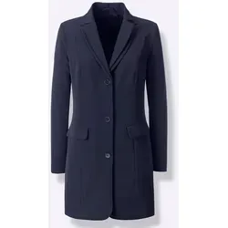 heine Blusenblazer Longblazer Langarm blau 46