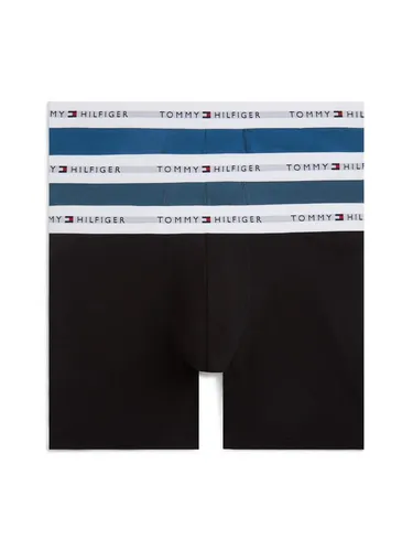 Tommy Hilfiger Underwear Boxer (3-Stück) - Bunte, körpernahe Passform - 3er Pack Boxer mit elastischem Bund in modischen Farben. Ideal für den täglichen Komfort und die perfekte Passform. Maschinenwaschbar und aus hochwertiger Baumwolle-Elasthan-Mischung.
