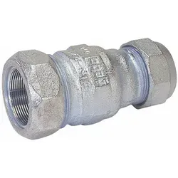GEBO Temperguss-Klemmverbinder Typ OR, reduziert für Stahlrohr - Robuster Temperguss-Klemmverbinder für Stahlrohr mit beidseitigem Klemmen. Ideal für Hausanschlüsse und vielseitige Anwendungen in der Versorgungstechnik.