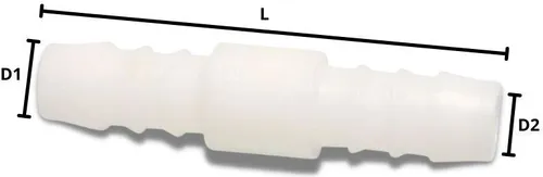Schlauchverbinder Kunststoff Tülle 14 mm