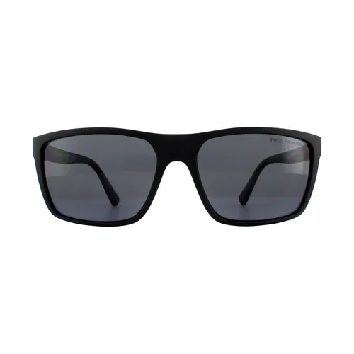 Polo Ralph Lauren Sonnenbrille PH4133 528481 Schwarz Grau Polarisiert