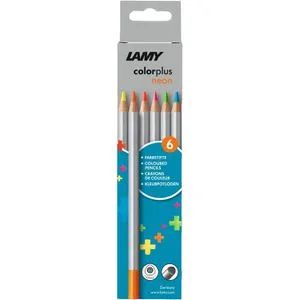 Lamy Buntstifte colorplus neon, 1235193, farbig sortiert, 6 Stück