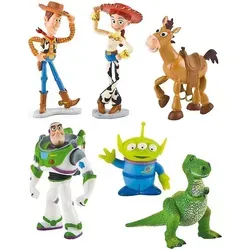 Bullyland Toy Story 3 Figuren Set - Actionfiguren für Kinder, 6 detailreiche Figuren aus Toy Story 3, perfekt zum Spielen und Sammeln, jede Figur auch einzeln erhältlich.