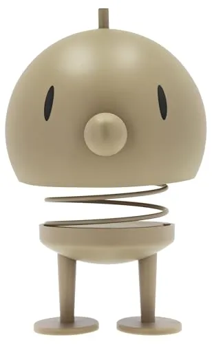 Hoptimist Speaker - Kabelloser Bluetooth Lautsprecher in Soft Latte - Tragbarer Bluetooth-Lautsprecher mit fröhlichem Design, 6-8 Stunden Wiedergabedauer und einfacher Touch-Bedienung für Musikgenuss überall.