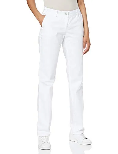 BP® Chinohose für Damen 1734 686 - Weiß, Größe 36N - Hochwertige Medizinhose im Chino-Stil, ideal für medizinische Berufe. Aus stretchbarem Material für optimalen Komfort bei der Arbeit.