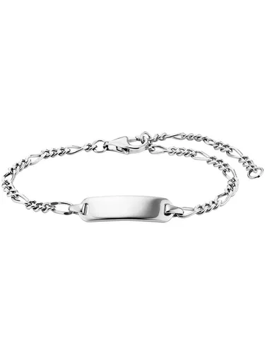 Julie Julsen JJKBR34458-S Mädchen Armband mit Gravurplatte aus Sterling-Silber 925 - Elegantes 15 cm langes Armband aus 925 Sterling-Silber, ideal für persönliche Gravuren und besondere Anlässe. Perfekt als Geschenk für kleine Mädchen.