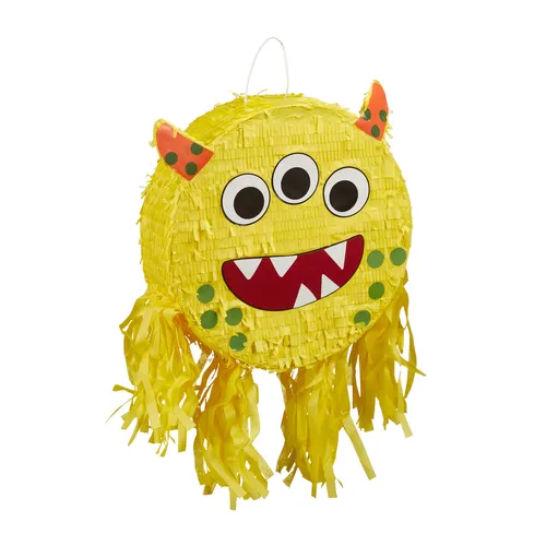 Pinata Monsterpinata Schlagpinata bunt 150 g Geburtstags-Pinata Partyspiel