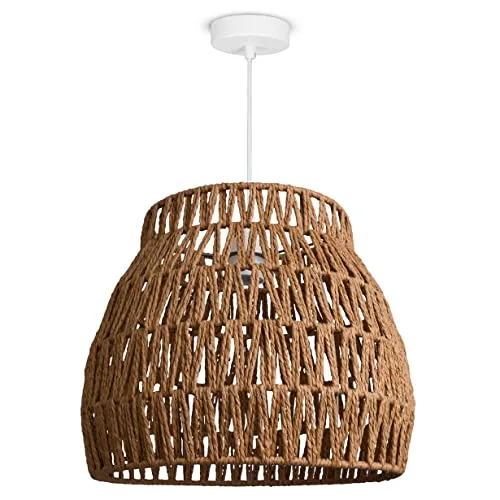 Paco Home LED Pendellampe in beige von Paco Home