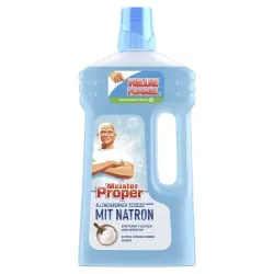 Procter & Gamble Service GmbH Meister Proper Allzweckreiniger, streifenfrei, Universalreiniger für Sauberkeit und Glanz in verschiedenen Düften, 1 Liter - Flasche, Natron 8006540537169