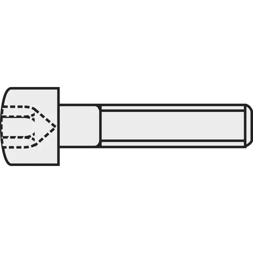 100er Multipack TOOLCRAFT 839670 Zylinderschrauben M3 12 mm Innensechskant DIN