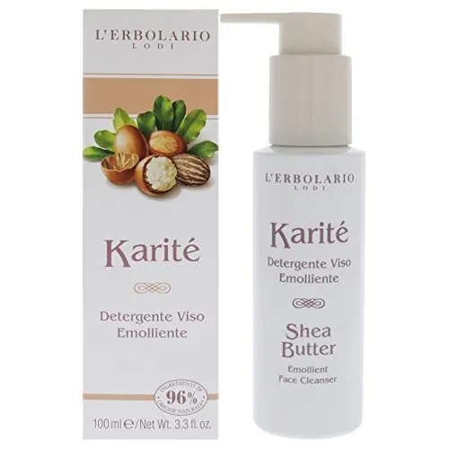 L'Erbolario Karité Gesichtsreinigungscreme für geschmeidige Haut, 100 ml
