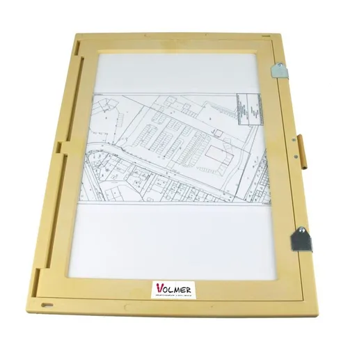 Feldbuchrahmen DIN A3 - Kunststoff Holzoptik, sehr robust