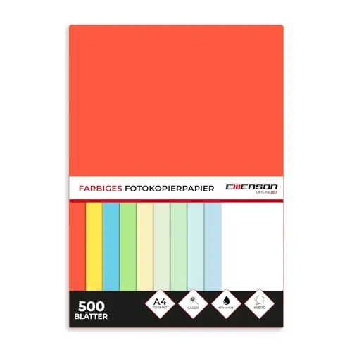 Drucker- & Kopierpapier Rot von Emerson