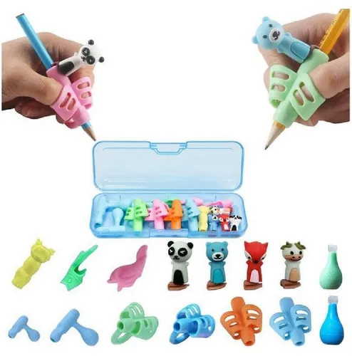 Luna24 simply great ideas... Bleistift Stiftehalter-Set, Schreibh. zur Haltungskorr. für R. -und Linkshänder