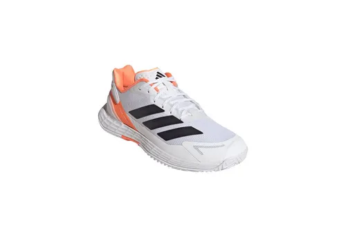adidas Tennisschuhe Defiant Speed 2 Allcourt 2026 weiss/orange Herren, Größe Euro (US): 50 (14,5) - Hochwertige Tennisschuhe mit gezielter Dämpfung und strapazierfähiger Außensohle. Ideal für schnelle Bewegungen und Richtungswechsel. Atmungsaktives Obermaterial sorgt für Komfort und Halt.