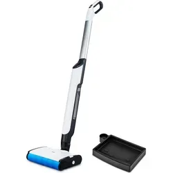 MEDION H11 Elektrischer Bodenwischer - Kabeloser Wischmopp für bis zu 45 Minuten Reinigung. Mit getrennten Frisch- und Schmutzwassertanks für eine effektive Pflege aller Hartböden. Praktische Aufbewahrung in der Station.